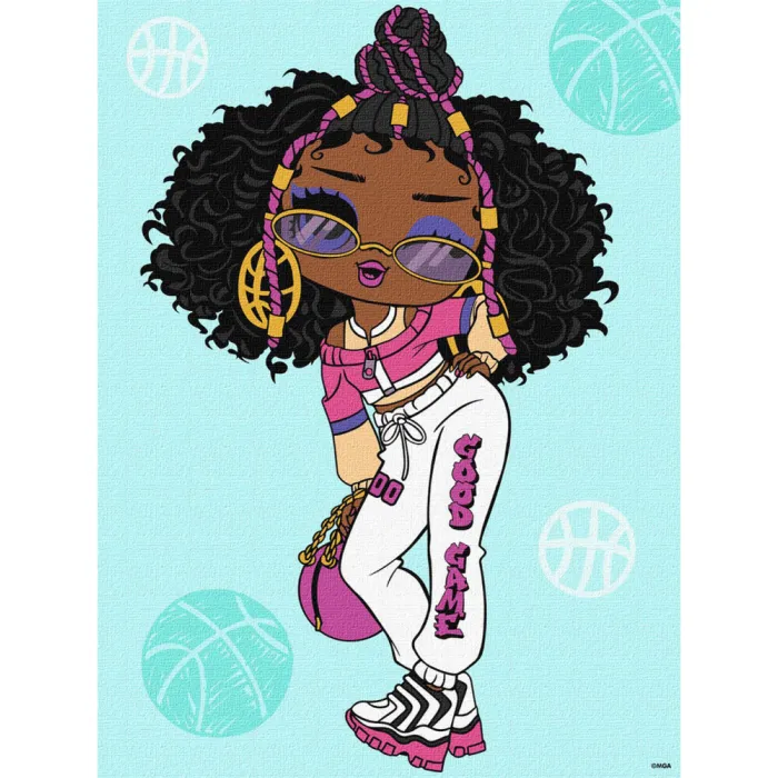 Картина за номерами "L.O.L. Surprise! Tweens Hoops Cutie" KHO6285, 30x40 см