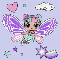 Картина за номерами "L.O.L. Surprise! O.M.G. Fairies Sweetiefly" KHO1091, 40x40 см