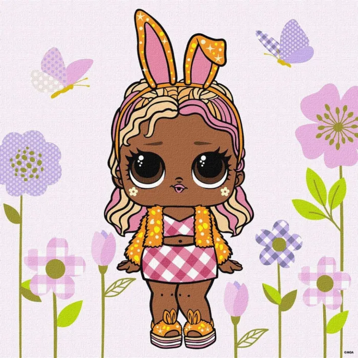 Картина за номерами "L.O.L. Surprise! HipHop4Lyfe BossBunny" KHO1103, 40x40см 