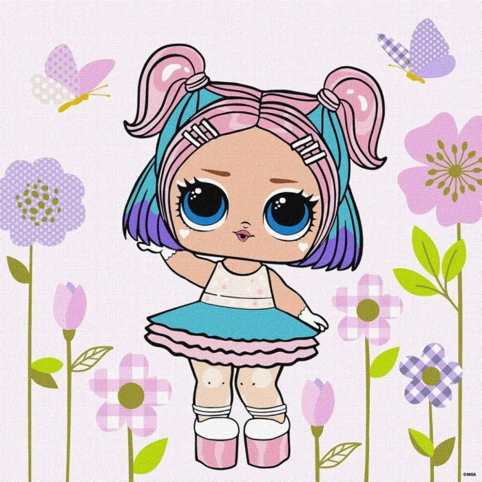 Картина за номерами "L.O.L. Surprise! HipHop4Lyfe CandyQT" KHO1104, 40x40см 