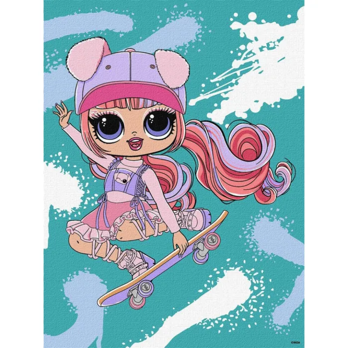 Картина за номерами "Tweens LOL Skate Dance Ali Dance" KHO1207, 30x40см  