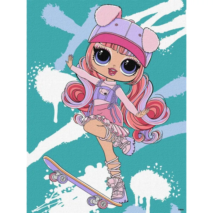 Картина за номерами "Tweens LOL Skate Dance Ali Dance" KHO1208, 30x40см 