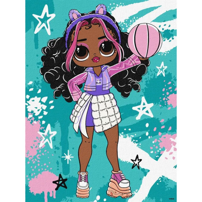Картина за номерами "Tweens LOL Skate Dance Hoops Cutie" KHO1211, 30x40 см
