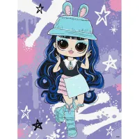 Картина за номерами "Tweens LOL Skate Dance Aya Cherry" KHO1213, 30x40см 
