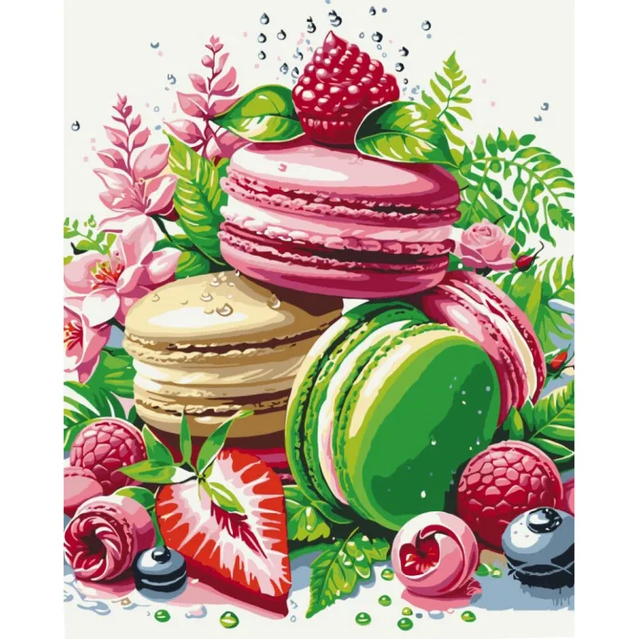 Картина за номерами "Макаруні" 12048-AC 40x50 см