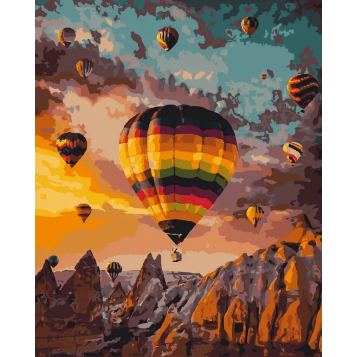 Картина за номерами Art Craft Повітряні кулі Каппадокії 40x50см 10503-AC