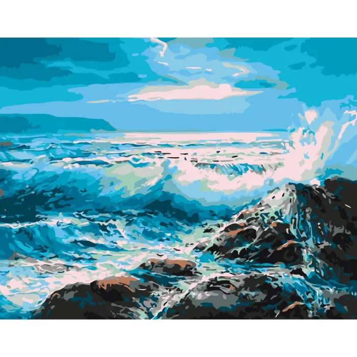 Картина за номерами Бурхливе море Art Craft 10614-AC 40x50 см