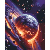 Картина за номерами Самотня планета 16505-AC 40x50 см