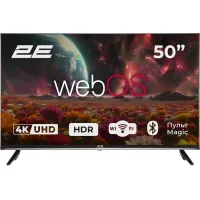 Телевізор 50" 2E LED 4K 60Hz Smart WebOS Black 2E-50A07KW