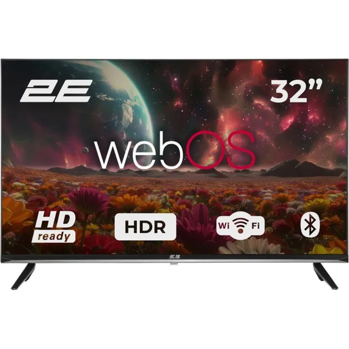 Телевізор 32" 2E LED HD 60Hz Smart WebOS Black 2E-32A07KHW