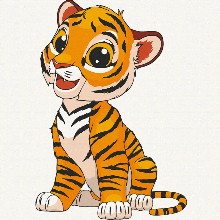 Картина за номерами Art Craft Тигреня 30x30см 15526-AC