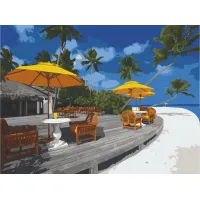 Картина за номерами Art Craft Перлинний пляж Бора-Бора 40x50см 10561-AC