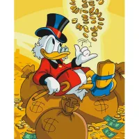 Картина за номерами Scrooge McDuck 11576-AC 40x50 см