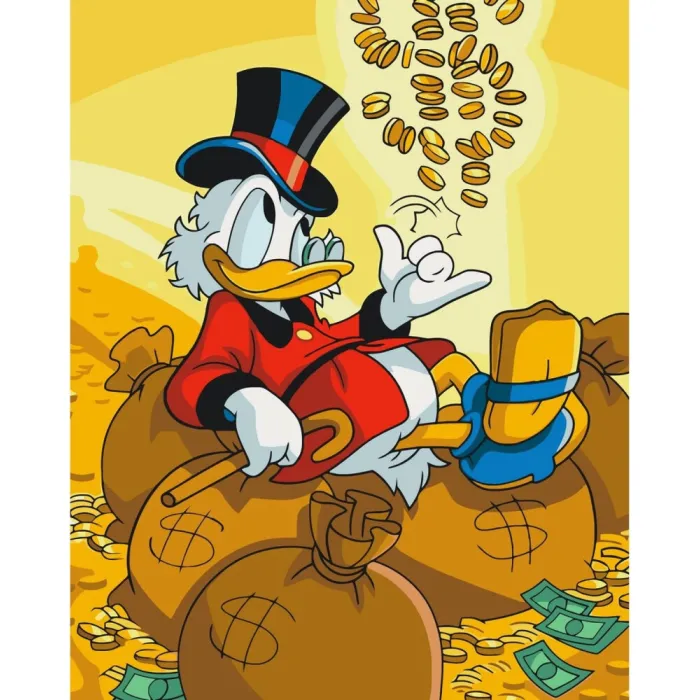 Картина за номерами Scrooge McDuck 11576-AC 40x50 см
