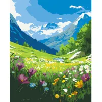 Картина за номерами Альпійська весна 11075-AC 40x50 см