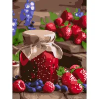 Картина за номерами Малинове варення KHO5692 30x40 см