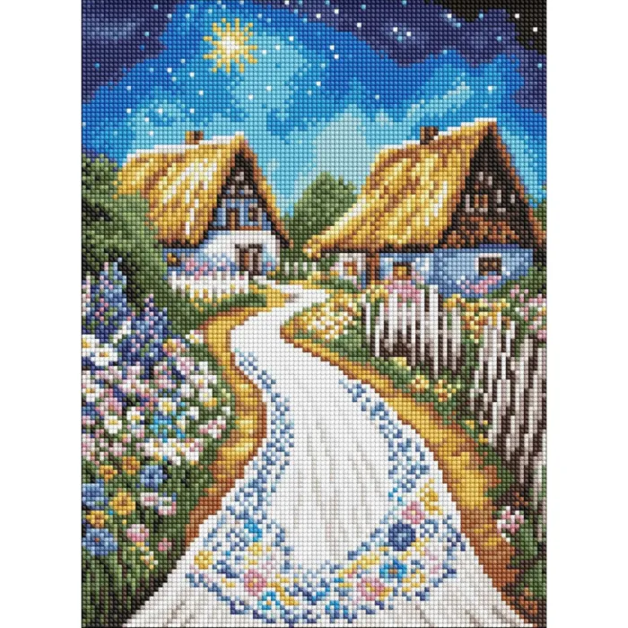 Алмазна мозаїка Хатина ©art_selena_ua AMO8219, 30x40 см