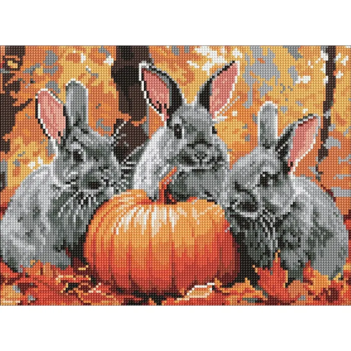 Алмазна мозаїка Кролячі пригоди ©art_selena_ua AMO8079, 30x40 см