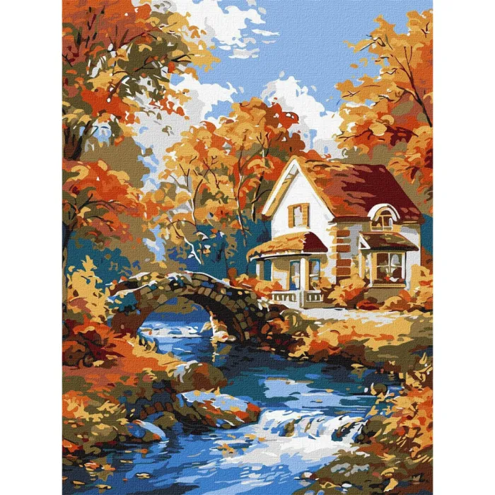 Картина за номерами Затишок у природі ©art_selena_ua KHO6354, 30x40 см