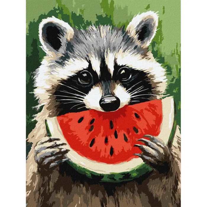 Картина за номерами Соковитий кавун ©art_selena_ua KHO6745, 30x40 см