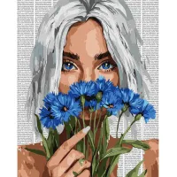 Картина за номерами Барвиста поезія: Волошки ©art_selena_ua KHO8584, 40x50 см