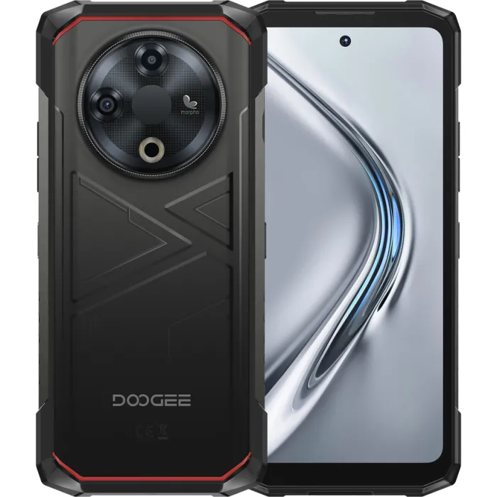 Смартфон Doogee Fire 6 6.56" 6/256ГБ, 2SIM, 10400мА•год, чорний (з тепловізором)