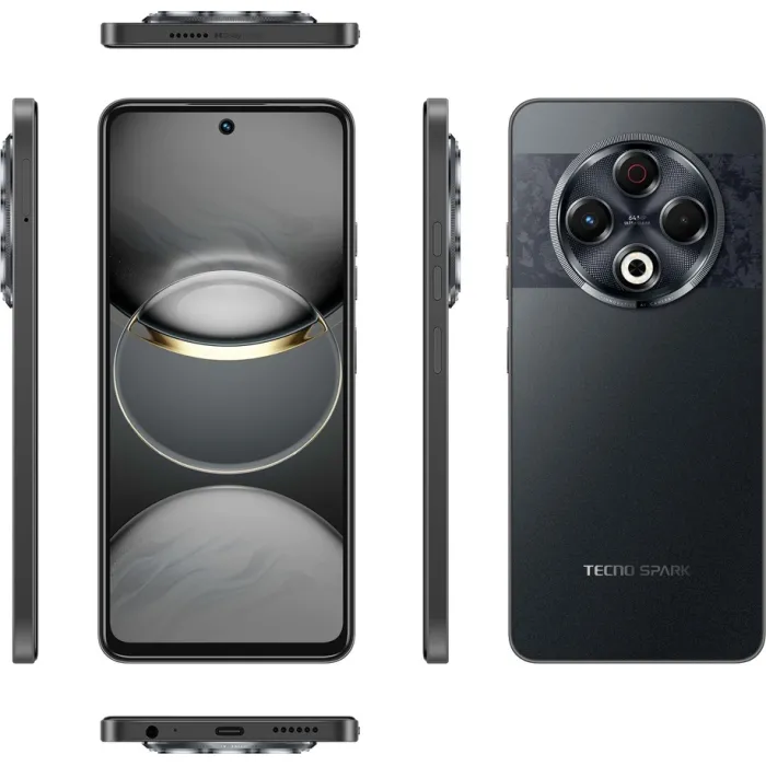 Смартфон TECNO Spark 30 (KL6) 6.78" 8/256ГБ, 2SIM, 5000мА•год, Stellar Shadow