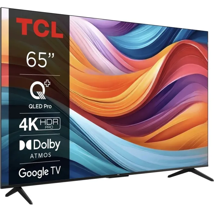 Телевізор 65" TCL QLED 4K 60Hz Smart Google TV Titan 65T7B