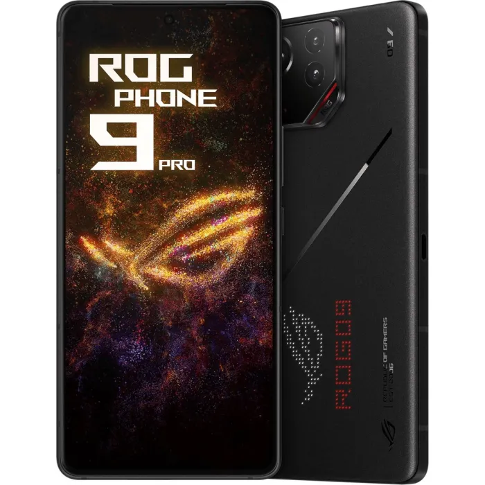 Смартфон ASUS ROG Phone 9 Pro AI2501 6.78" 16/512ГБ, 2SIM, 5800мА•год, чорний 90AI00S3-M000R0
