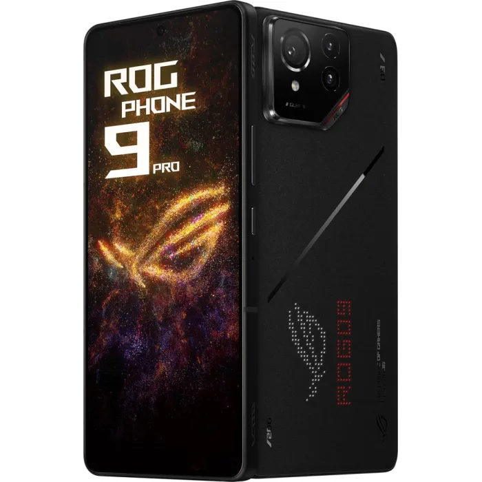 Смартфон ASUS ROG Phone 9 Pro AI2501 6.78" 16/512ГБ, 2SIM, 5800мА•год, чорний 90AI00S3-M000R0