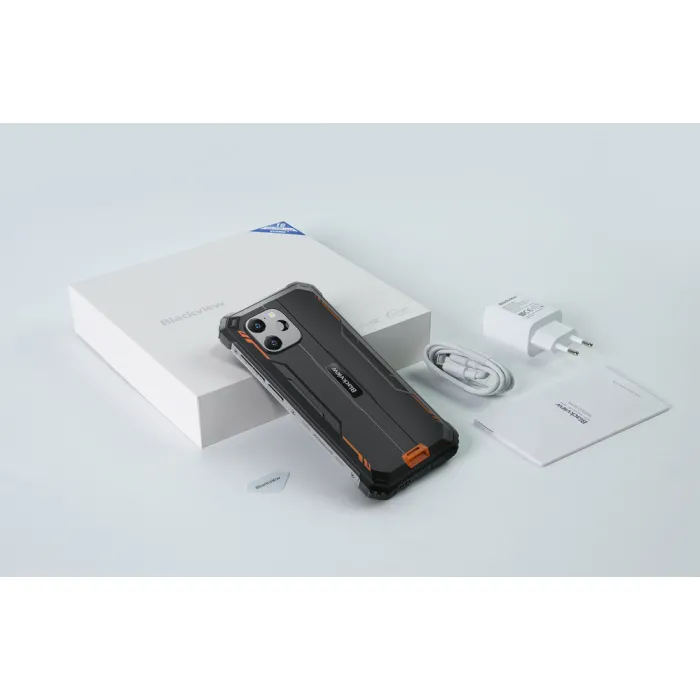 Смартфон Blackview BV8900 6.5" 8/256ГБ, 2SIM, 10000мА•год, чорний UA (з тепловізором) 6931548313502