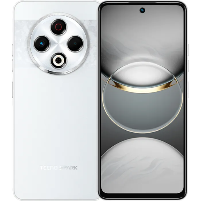Смартфон TECNO Spark 30 (KL6) 6.78" 8/128ГБ, 2SIM, 5000мА•год, Astral Ice 4894947047909