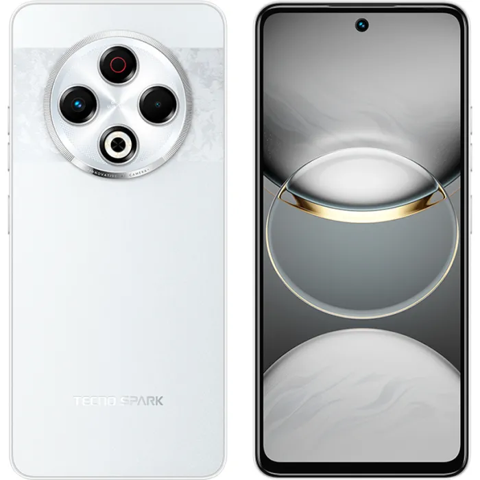 Смартфон TECNO Spark 30 (KL6) 6.78" 8/256ГБ, 2SIM, 5000мА•год, Astral Ice 4894947047916