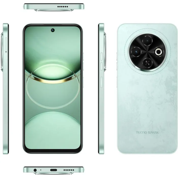 Смартфон TECNO Spark 30C (KL5n) 6.67" 6/128ГБ, 2SIM, 5000мА•год, Magic Skeen Green 4894947051814