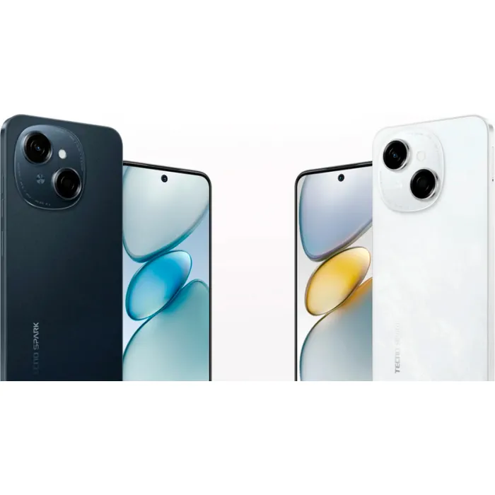 Смартфон TECNO Spark Go 1 (KL4) 6.67" 3/64ГБ, 2SIM, 5000мА•год, Startrail Black 4894947036422