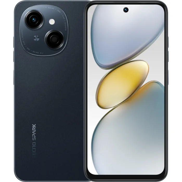 Смартфон TECNO Spark Go 1 (KL4) 6.67" 3/64ГБ, 2SIM, 5000мА•год, Startrail Black 4894947036422