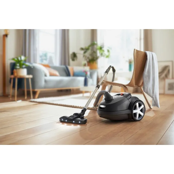 Пилосос Philips мішковий Series 8000, 900Вт, конт пил -4л, НЕРА 13, чорний XD8122/10