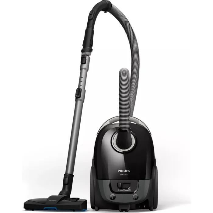 Пилосос Philips мішковий 3000 series, 900Вт, 3л, НЕРА, чорний XD3112/09