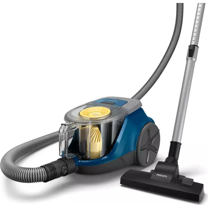 Пилосос Philips контейнерний 2000 series, 850Вт, конт пил -1,3л, мікрофібра, синьо-жовтий XB2125/09