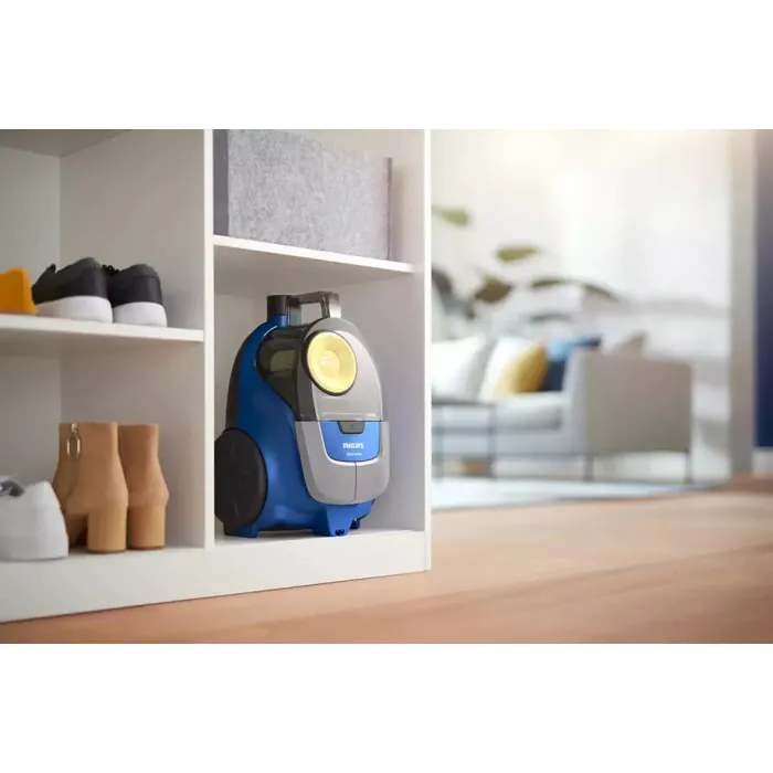 Пилосос Philips контейнерний 2000 series, 850Вт, конт пил -1,3л, мікрофібра, синьо-жовтий XB2125/09