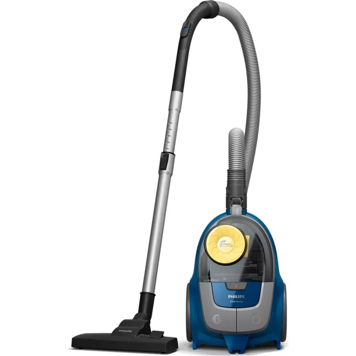 Пилосос Philips контейнерний 2000 series, 850Вт, конт пил -1,3л, мікрофібра, синьо-жовтий XB2125/09