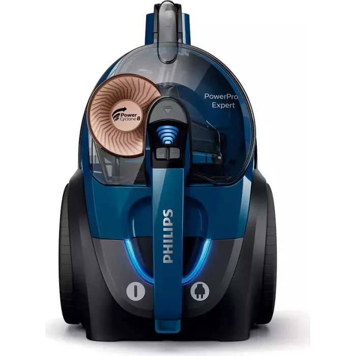 Пилосос Philips контейнерний 7000 series, 900Вт, конт пил -2л, НЕРА, турбощітка, синій FC9745/09