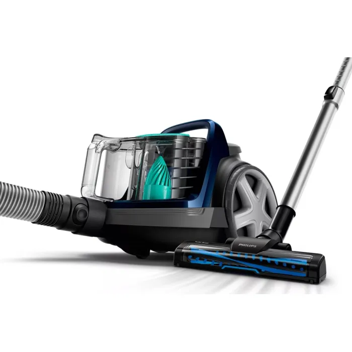 Пилосос Philips контейнерний 5000 series, 900Вт, конт пил -1,5л, НЕРА, турбощітка, синій FC9556/09