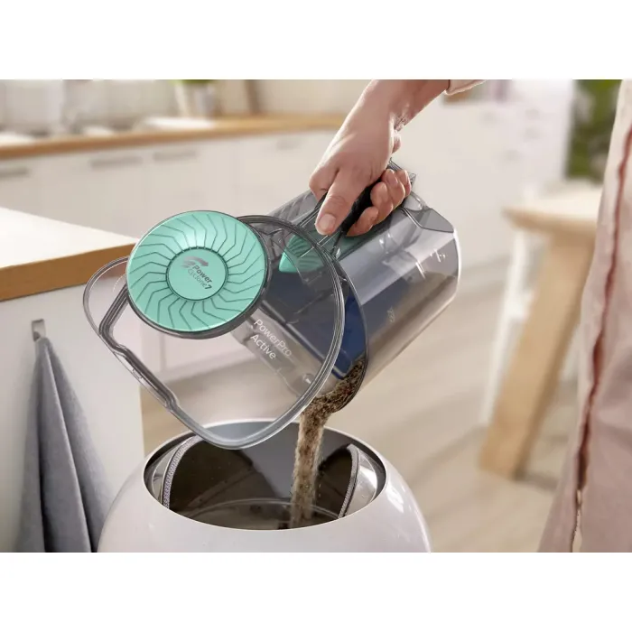 Пилосос Philips контейнерний 5000 series, 900Вт, конт пил -1,5л, НЕРА, турбощітка, синій FC9556/09