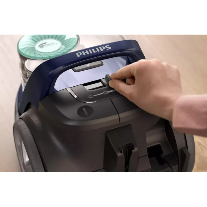 Пилосос Philips контейнерний 5000 series, 900Вт, конт пил -1,5л, НЕРА, турбощітка, синій FC9556/09