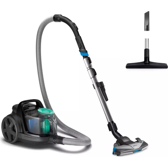 Пилосос Philips контейнерний 5000 Series, 900Вт, конт пил -1,5л, НЕРА, чорний FC9550/09
