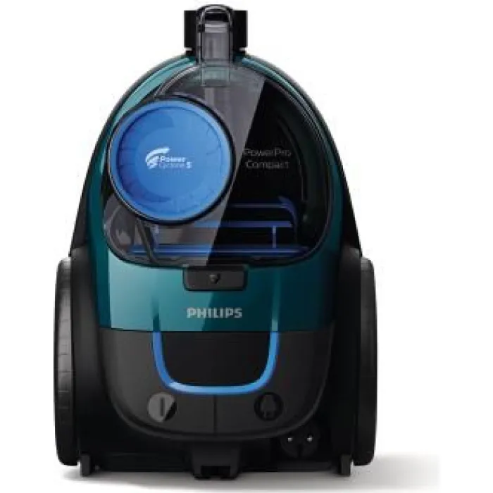 Пилосос Philips контейнерний 3000 series , 900Вт, конт пил -1,5л, НЕРА, турбощітка, чорно-зелений FC9334/09