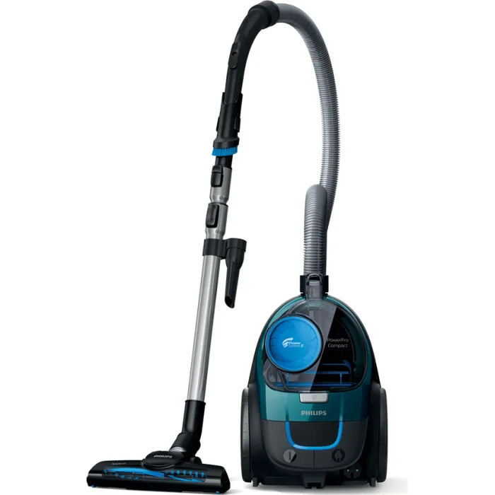 Пилосос Philips контейнерний 3000 series , 900Вт, конт пил -1,5л, НЕРА, турбощітка, чорно-зелений FC9334/09
