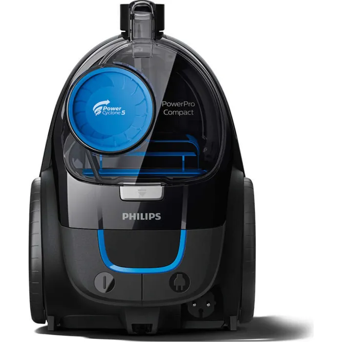 Пилосос Philips контейнерний PowerPro Compact, 900Вт, конт пил -1,5л, НЕРА13, чорний FC9331/09