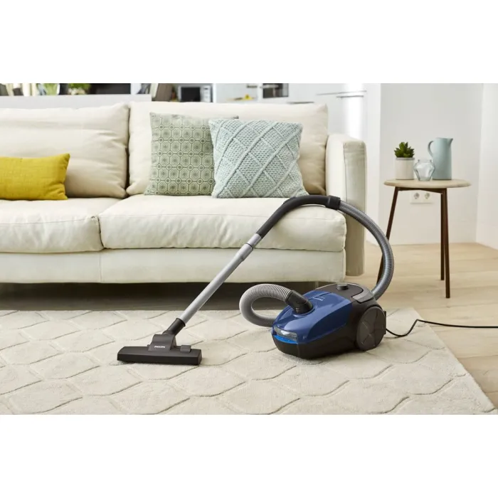 Пилосос Philips мішковий PowerGO, 750Вт, 3л, НЕРА, синій FC8240/09